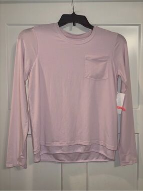 Athleta Girl Better Together Top light pink XXL/16 NWT